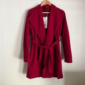 Ladies Red Coat size Large by Stanzino